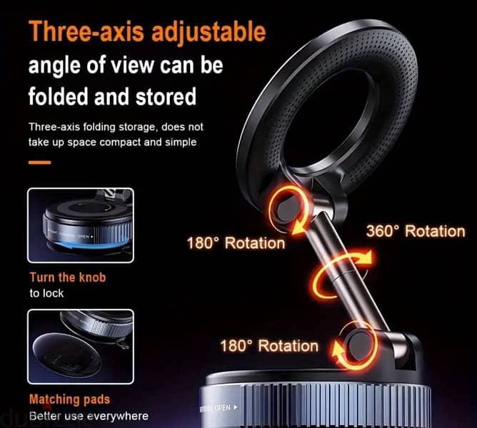 360 Rotating Magnetic Phone Holder 1