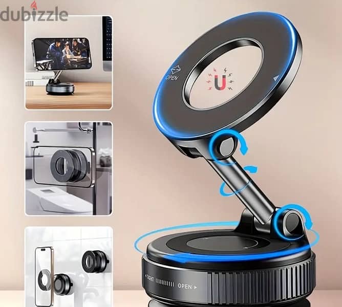 360 Rotating Magnetic Phone Holder 3