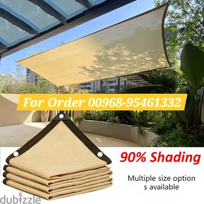 We Coustomise the Net Shade Sail for Car parking Garden Balcony area