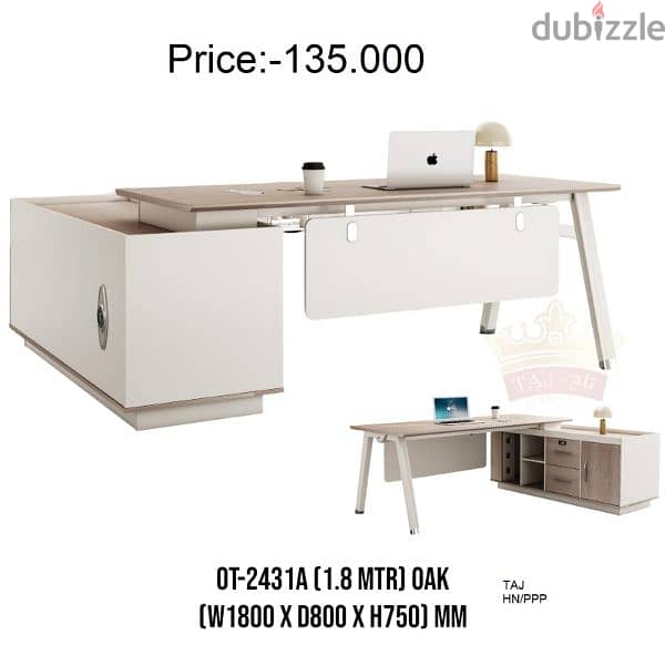 طاولة مكتب جديدة تماما بحجم 180c وBrand New Office Table  160cm 14
