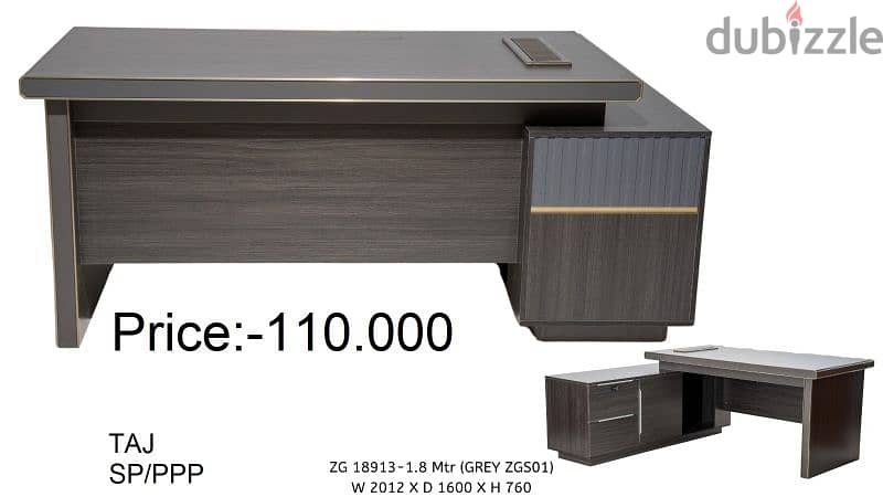طاولة مكتب جديدة تماما بحجم 180c وBrand New Office Table  160cm 17