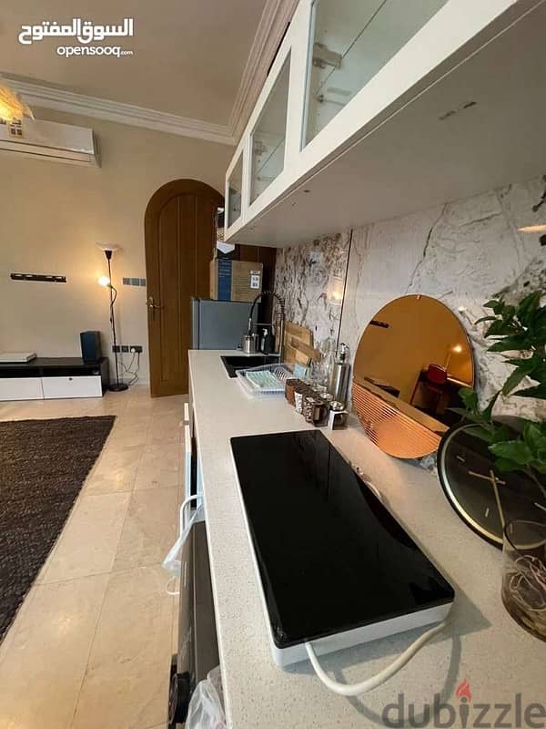 studio apartment in ghobrah beach area for yearly contract only 2