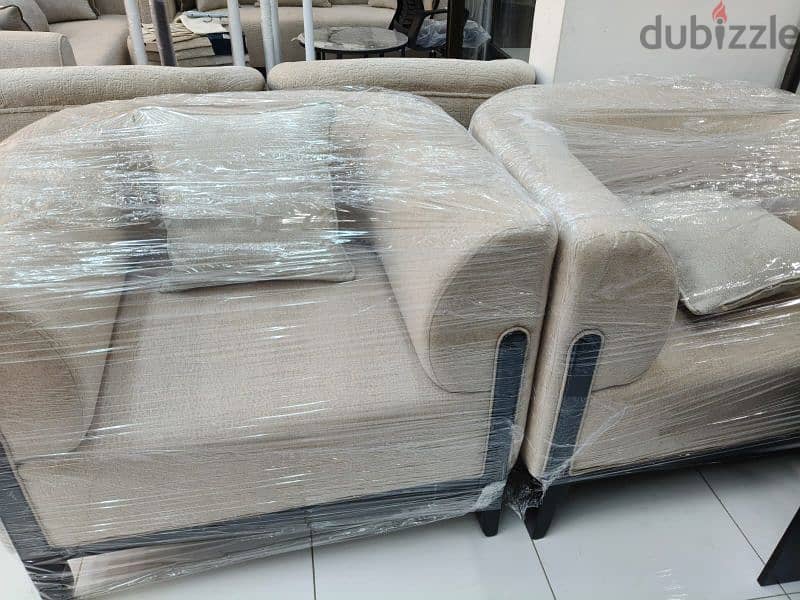 New sofa 8th seater make on order 1 seater 45 OMR please check deltis 1