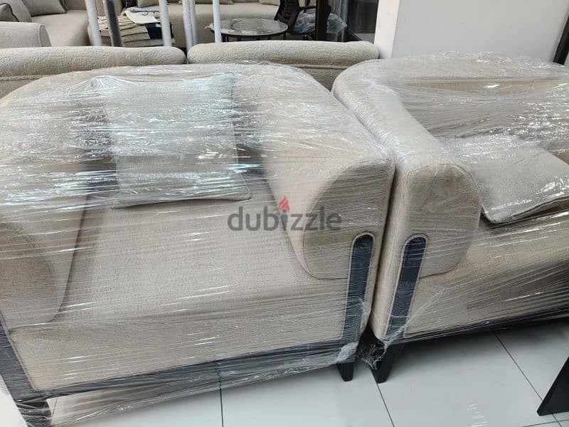New sofa 8th seater make on order 1 seater 45 OMR please check deltis 7