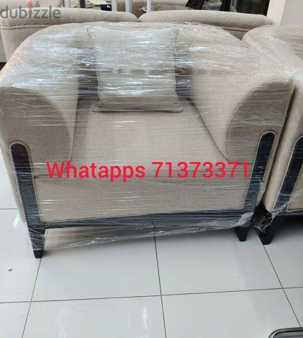 new Ready made sofa 1 seater 45 rial please check details 1