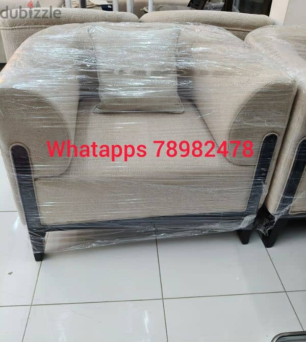 new Ready made sofa 1 seater 45 rial please check details 3