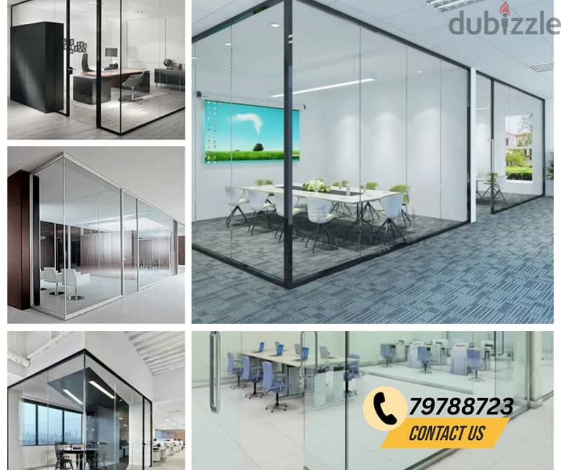 ⏩all kinds of glasswork Fixing,Repair,Partition,Structural Glazingwork 10