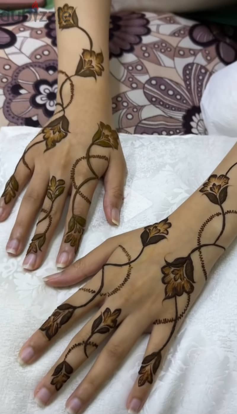 Arabic henna design 1
