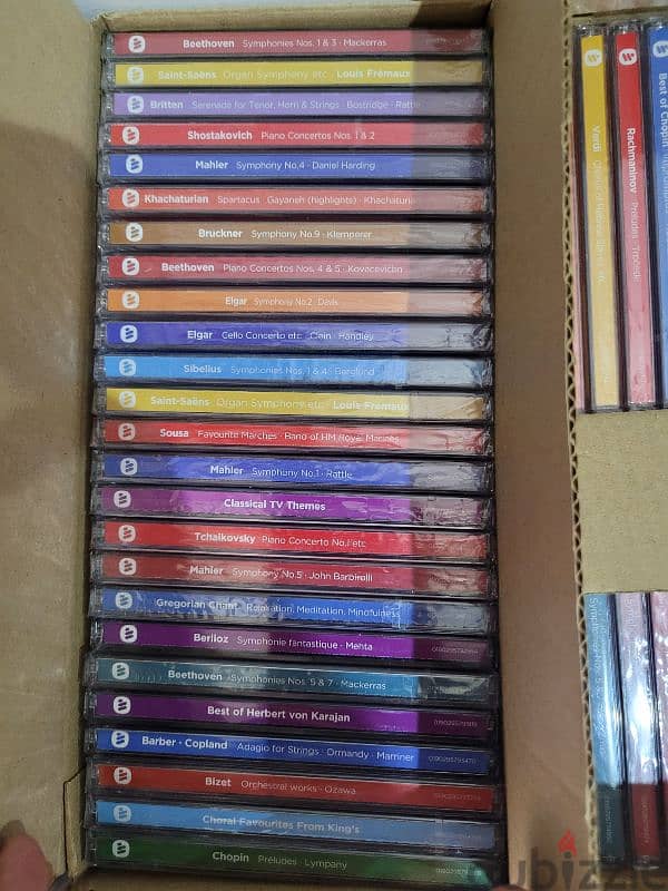 75 Brand new sealed high quality Classical CDs (Warner classics label) 4