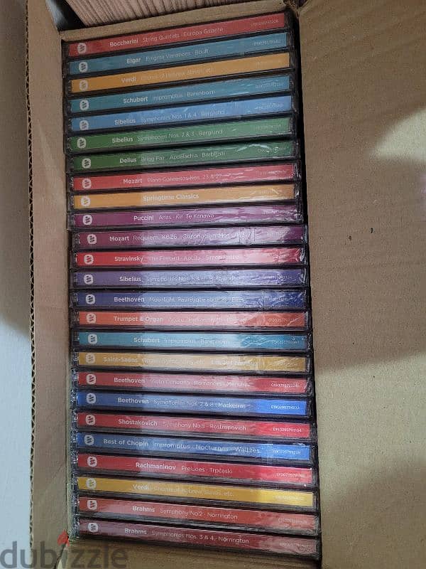 75 Brand new sealed high quality Classical CDs (Warner classics label) 5