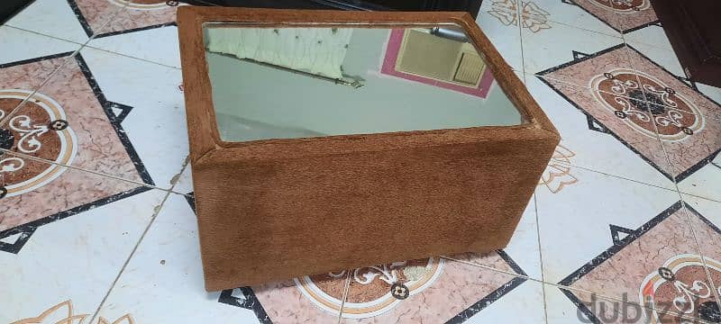 small light weight tea table  , center table with mirror 1