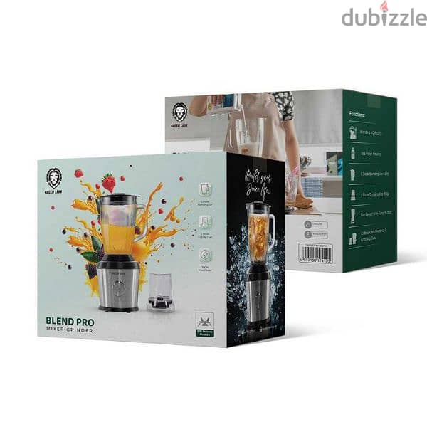 Green Lion Blend Pro Mixer Grinder 500W 1500mL 2