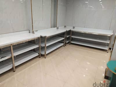 fabricating stainless steel kitchen tables