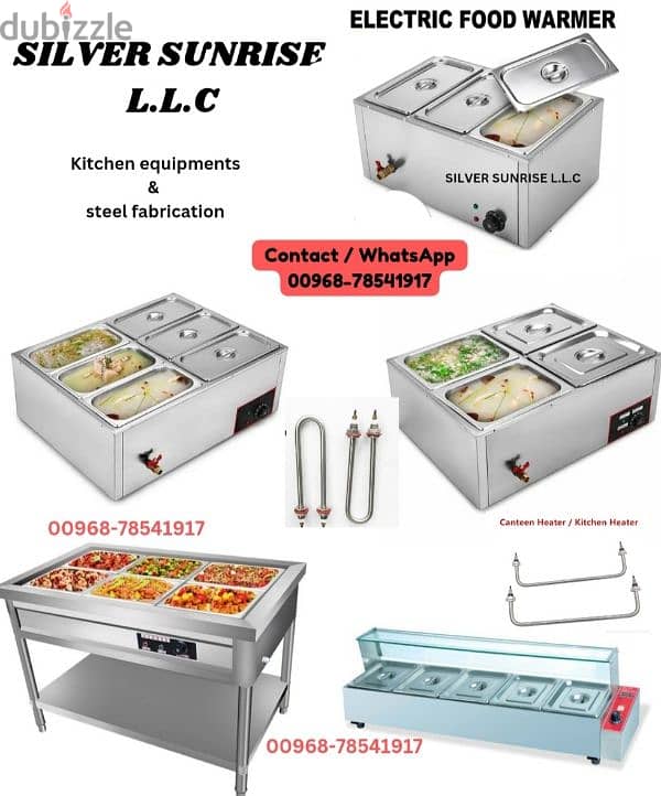 fabricating stainless steel Bain Marie standing 1