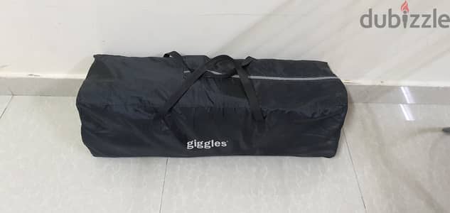 Giggles baby cot - foldable - slightly used