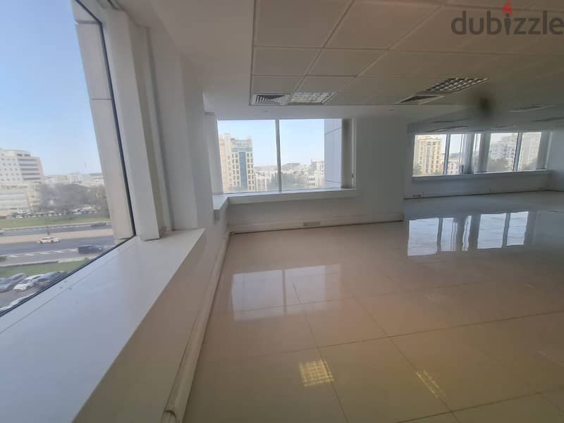 ADC803**Beautiful spacious office in Ghubra Overlooking Sultan Qabous 12