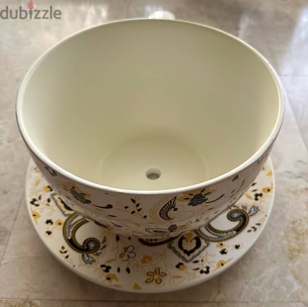 Ceramic art cup shaped flower pot 4