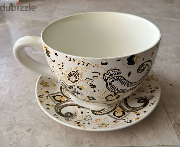 Ceramic art cup shaped flower pot 5