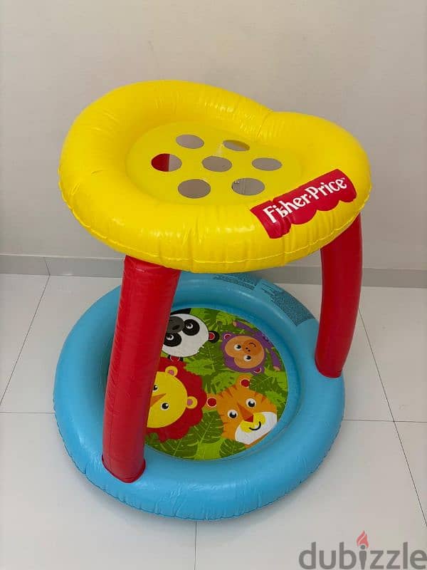 fisher price Inflatable ball pit with colorful balls 1