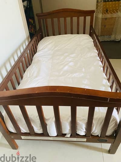 baby and children bed with new mattress