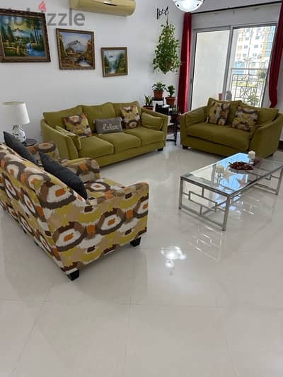 7 Seater (3+2+1+1) Fabric Sofa set