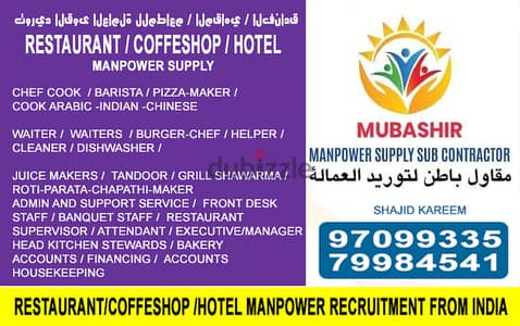 Hotel Housekeeping manpower  avilable from india