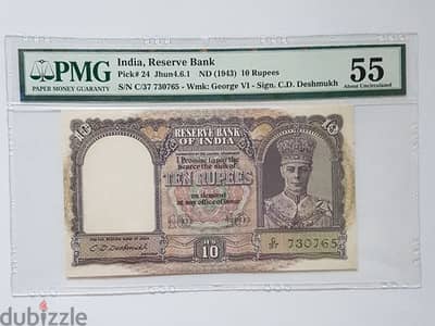 Rare Banknotes of The British India