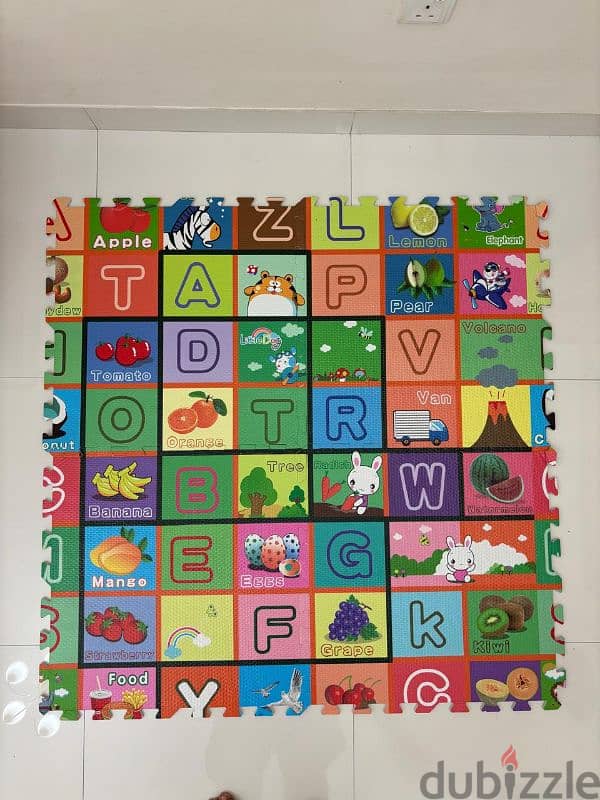 Kids/ baby soft form puzzle mat 4 pcs 1
