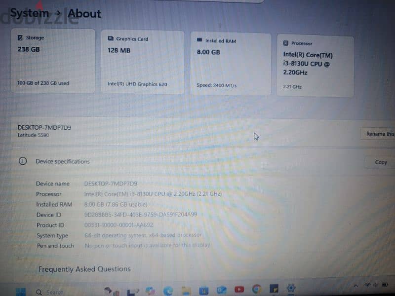 Dell Laptop Latitude 5590 4