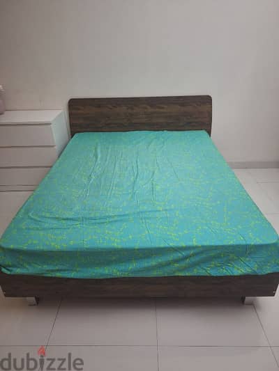 Queen sized Bed Cot + Mattress(optional)