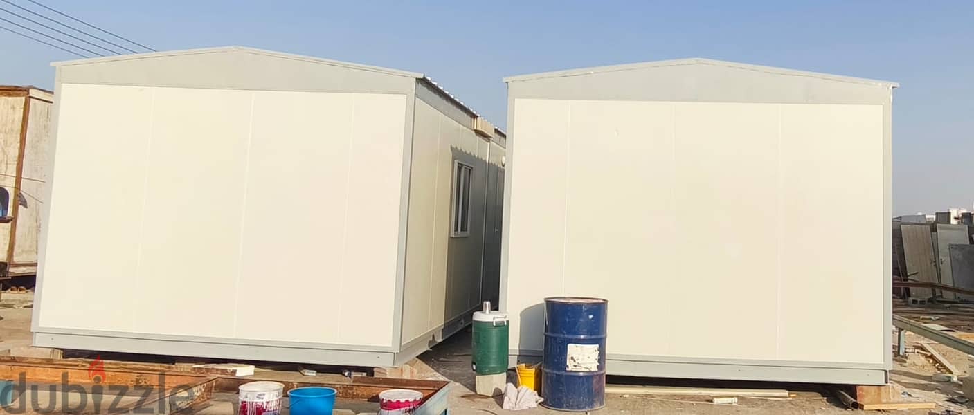 PortaCabin-Toilet (New, Refurbished) Aluminum,Gypsum,Decor, Epoxy Work 9