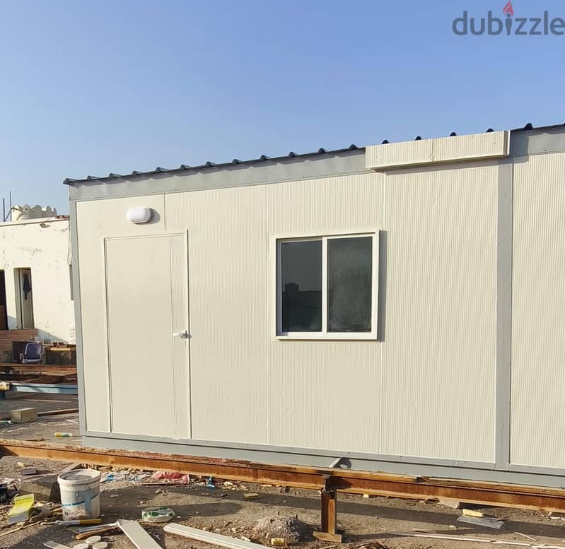 PortaCabin-Toilet (New, Refurbished) Aluminum,Gypsum,Decor, Epoxy Work 10