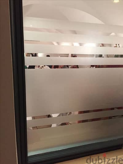 Building Window Custom Frosted Film