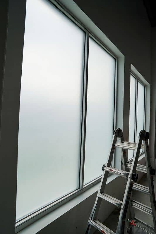 Business Window Frosted Film & Privacy Sticker 2
