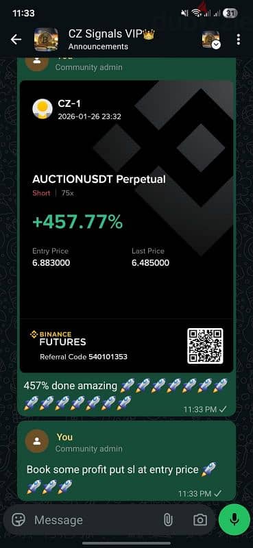 Trading and investment come and join me for relief 11