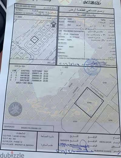 Residential & Commercial Land for Sale – Direct from Owner Al Amerat