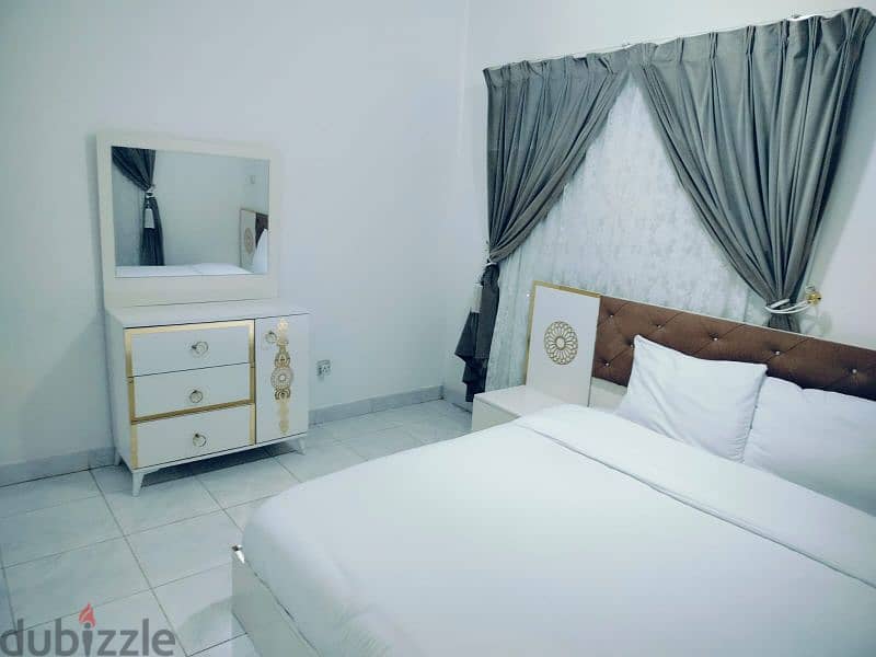 furniture flat 1bhk in elkhwair included all bills 1
