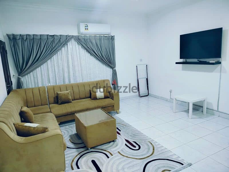 furniture flat 1bhk in elkhwair included all bills 3