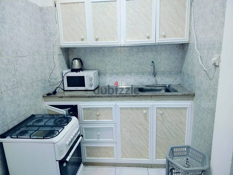 furniture flat 1bhk in elkhwair included all bills 5