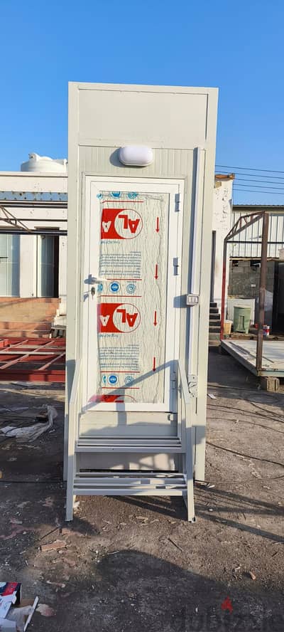 Portacabin Sandwich panel Washroom on Top water Tank & in Bottom Waste