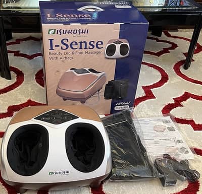 BRAND NEW Isukoshi I-sense Leg & Foot Massager with Airbag