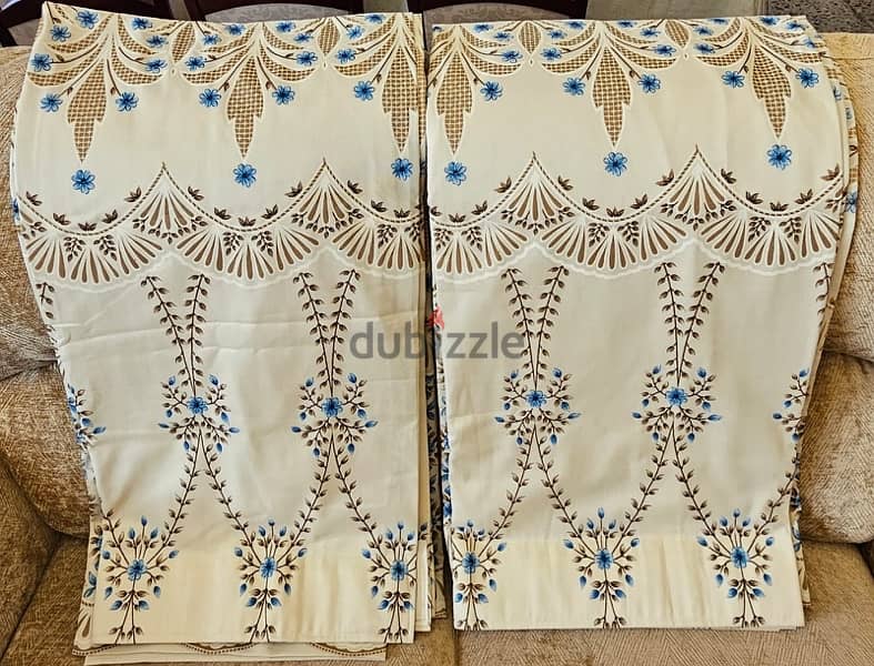 Printed Italian Curtains for Windows (1 pair) 1