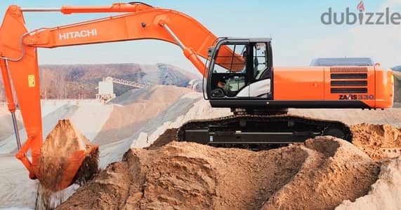 Hitachi excavator 350 2026 for rent