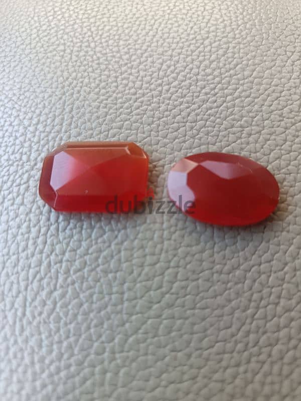 2 Beautiful Original Irani Aqeeq Stones – Premium Quality 2