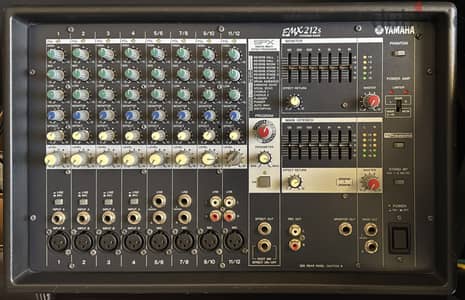 Hardly Used Yamaha Powered 12 channel mixer
