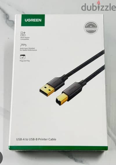 3 MTR UGREEN USB PRINTER CABLE