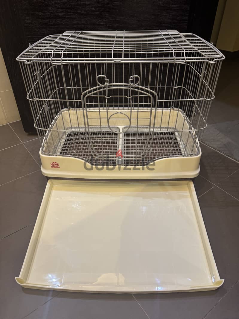 Animal Cage with Bottle and Bowl 1