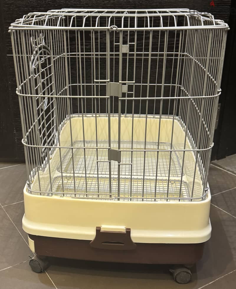 Animal Cage with Bottle and Bowl 2