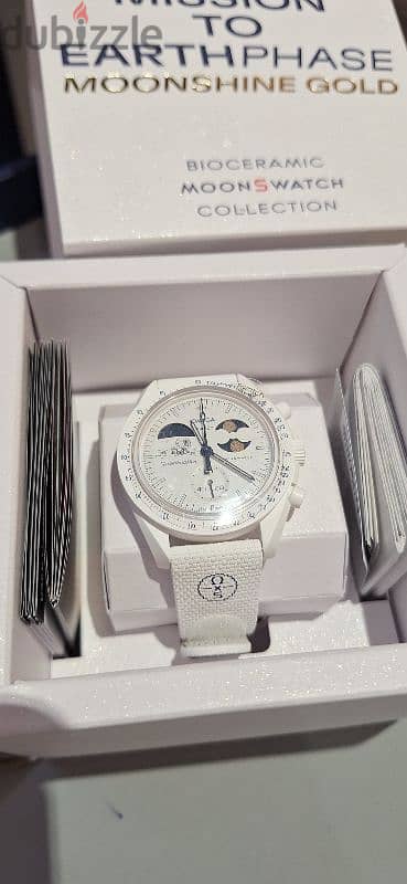 Omega Swatch Moonshine Gold Cold Moon LE