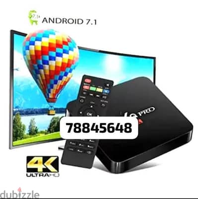 new WiFi android TV box all international live TV channel one year